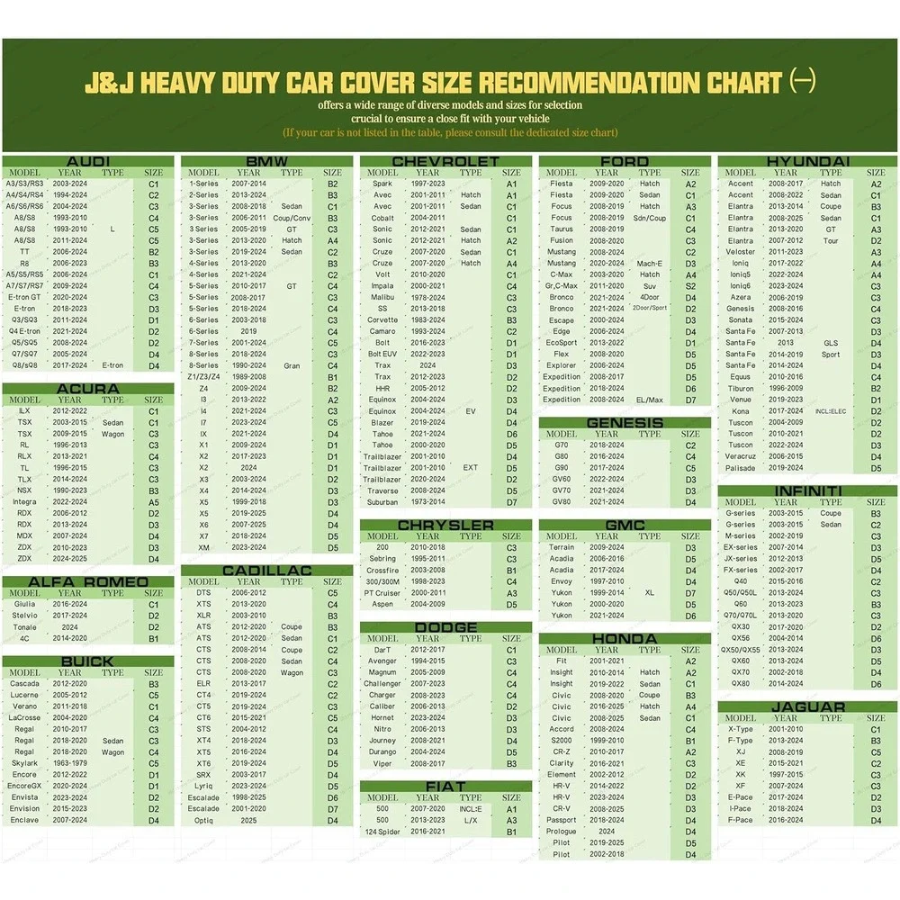 J&J Heavy Duty car Cover, 300D & Soft Lining, Driver&Trunk, Silver COUPE 185 IN